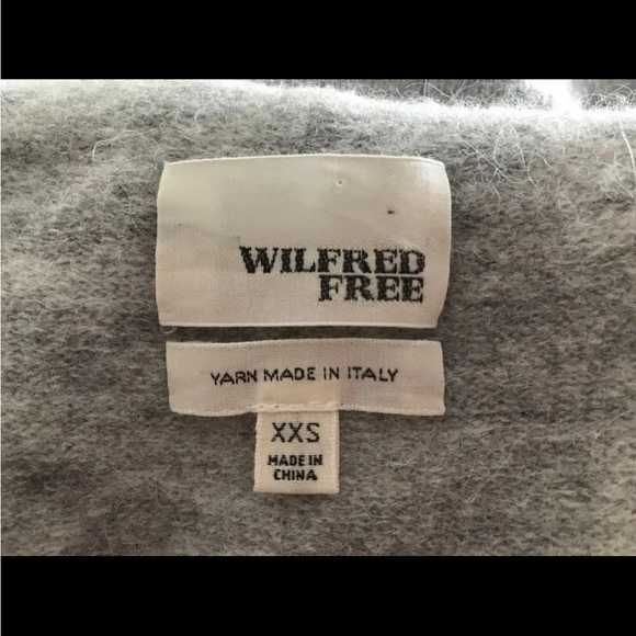 Wilfred Free Wool Alpaca Fei Fei Vest Size XXS - Picture 5 of 10